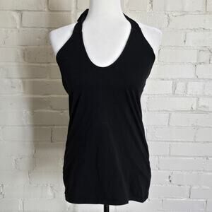 Retro Chic by Torrid Black Halter Top Tank Pinup Rockabilly Stretch Plus Size 0